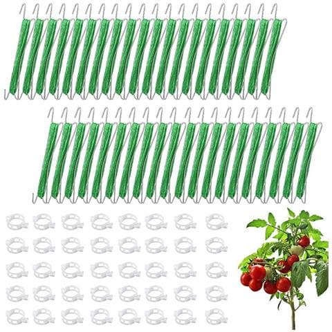 Ganci Per Pomodori Da Giardino, 40 Pezzi - Supporto Ideale Per Piante Rampicanti - Foto 2