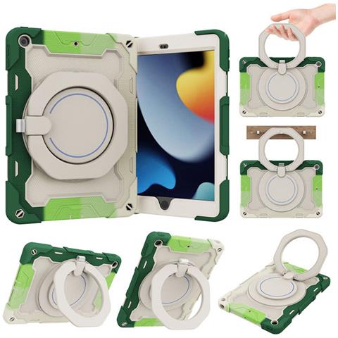 Custodia Per Ipad 6/air 2 9.7"" Con Supporto E Tracolla Verde - Foto 2