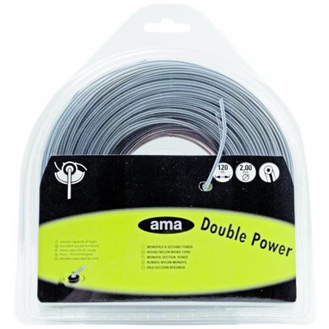 Filo Per Decespugliatore Double Power Da 56m Sezione Tonda Ø 3mm - Foto 1