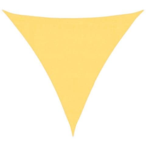 Parasole A Vela Hdpe Triangolare 3,6x3,6x3,6 M Beige - Foto 1
