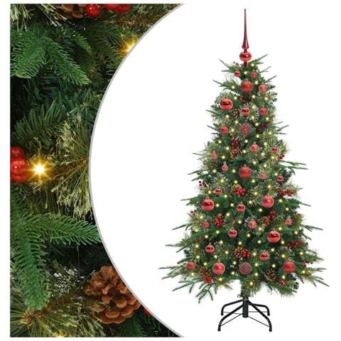 Albero di Natale Artificiale con Rami Pieghevoli Verde 120 cm - Foto 1