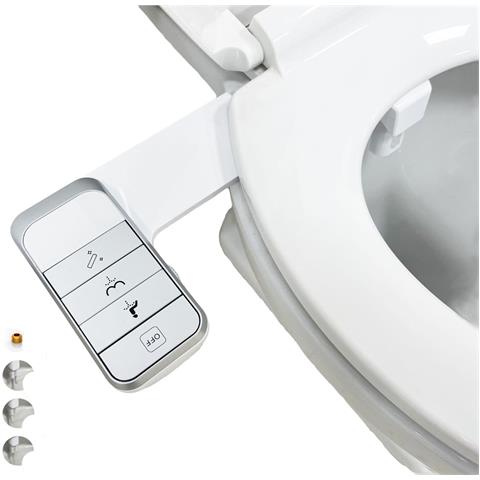 Bidet Non Elettrico Per Wc Con Valvola A T Da 3/8"" - Lavaggio Posteriore E Femminile - Foto 2