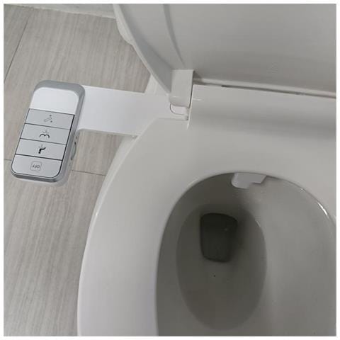 Bidet Non Elettrico Per Wc Con Valvola A T Da 3/8"" - Lavaggio Posteriore E Femminile - Foto 5