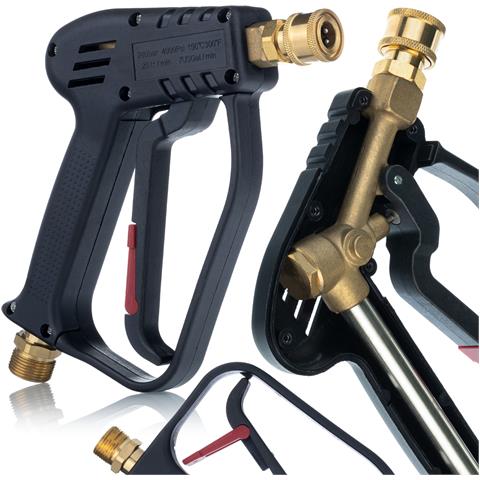 Pistola Per Idropulitrice 5000psi - Connessione M22 E Attacco Rapido 1/4"" | Max 300°c, 300 Bar | Compatibile Con Kärcher, Kranzle - Foto 1