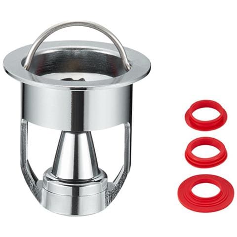 Nucleo Di Scarico A Pavimento Magnetico In Rame Cromato Da 40 Mm - Antiodore E Antinsetti - Foto 1