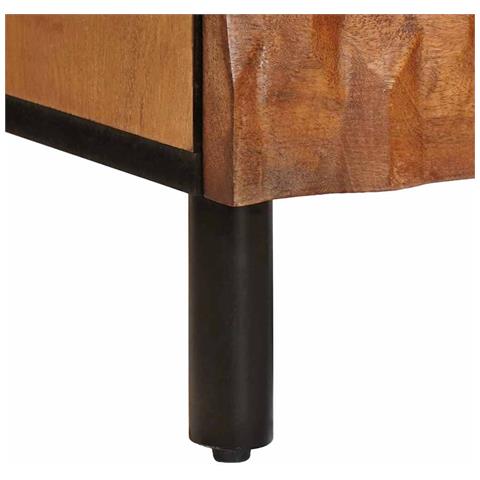 Armadio da Notte con cassetto 2 pcs Marrone 40 x 33 x 46 cm - Foto 9