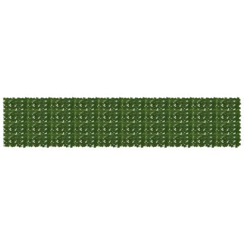 Schermo per balcone con foglie Verde 500 x 100 cm - Foto 1