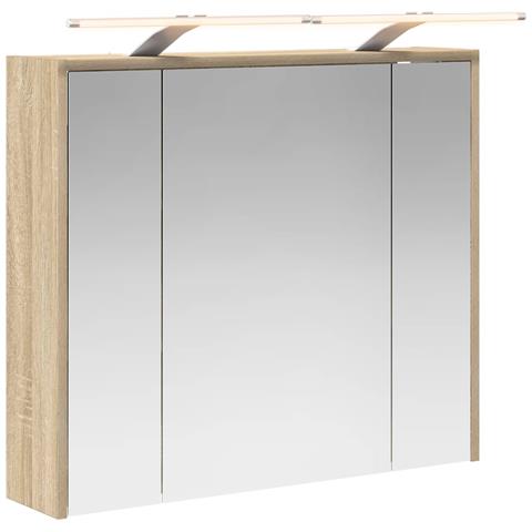 Mobiletto per specchio da bagno Rovere Sonoma - Foto 1