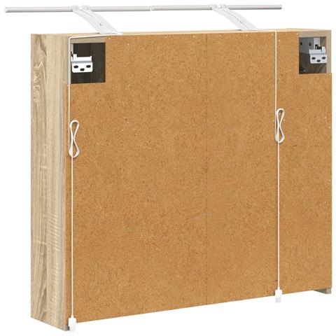 Mobiletto per specchio da bagno Rovere Sonoma - Foto 9