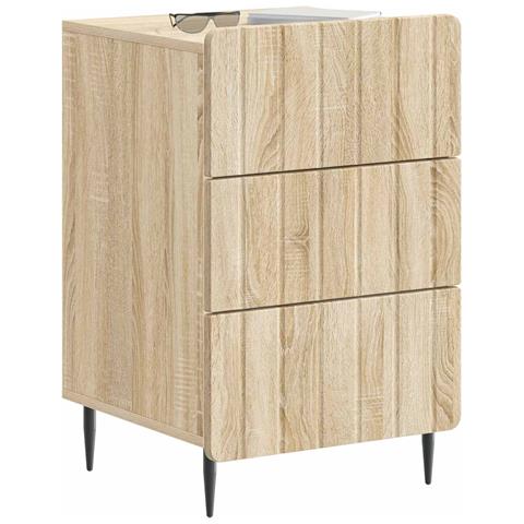 Armadio da Notte con cassetto Rovere Sonoma 43x 41 x 68 cm - Foto 2