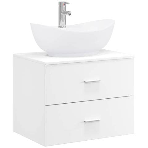 Set di mobili per il bagno Bianco Legno ingegnerizzato - Foto 1