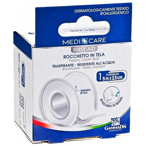 Cerotto in Rocchetto Medicare Tela Bianco Plus 500X2,5 cm - Foto 1