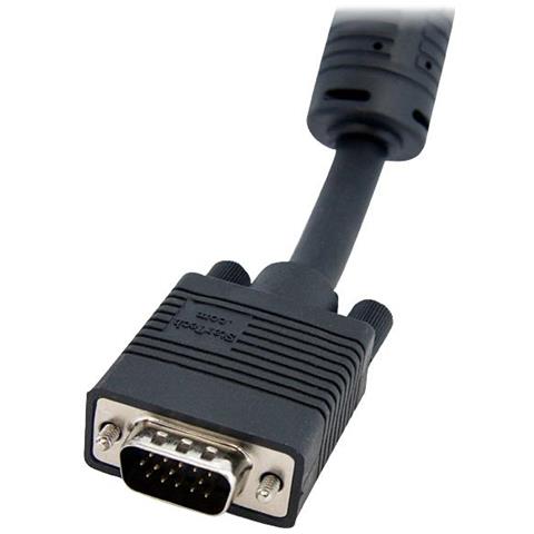 Cavo coassiale estensione video VGA monitor alta risoluzione 15 m - HD15 M / F - Foto 2