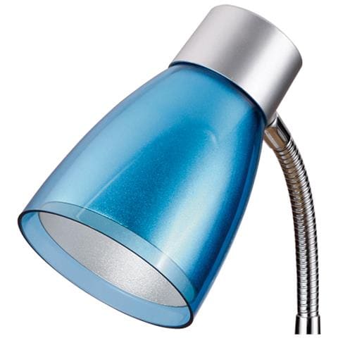 LDT055ARK-BLU - Lampada da tavolo con paralume blu 40 watt E14 - Foto 4
