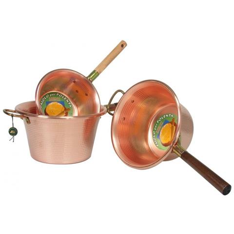 Paiolo Rame Manico Legno 1035 Cm. 26 - Foto 2