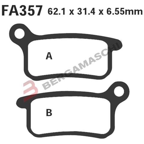 B1r R1435700 Pastiglie R Ktm Sx 65 02- Ant. Fa357r - Foto 1