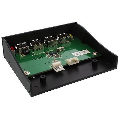 Slot Bracket Usb 2.0, 2x Usb Socket To 1x 10pol Post Connector 35cm - Foto 1