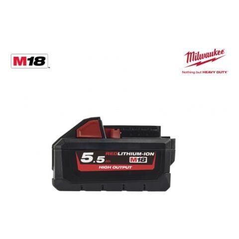 Batteria M18 Hb55 Agli Ioni Di Litio Rosso 18v 5.5ah 4932464712 - Foto 2