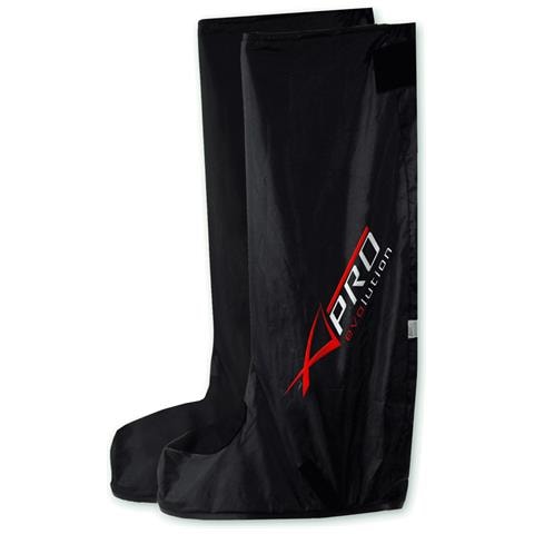 Copri Stivali Impermeabili Copri Scarpe Antipioggia Suola Gomma Moto Nero Xl - Foto 1