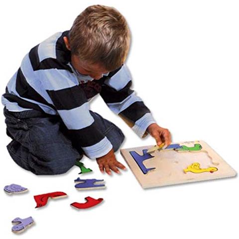 Puzzle Bsm- In Legno Zoo, E72511810, Multicolore - Foto 2