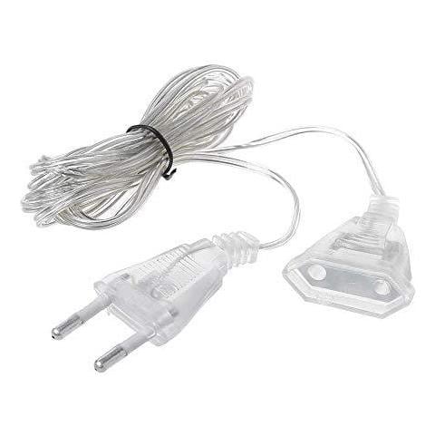 10 Metri 28awg Cavo Elettrico 2 Core Legare Piano Trasparente Pvc Cavo Di Alimentazione Cuttable Impermeabile Resistente Allusura Resistenza Allossidazione Per Linstallazione Di Apparecchi A Basso Consumo Per La Casa - Foto 4