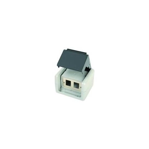RJ45 Outlet IP44 AP Grigio cavo di interfaccia e adattatore - Foto 1