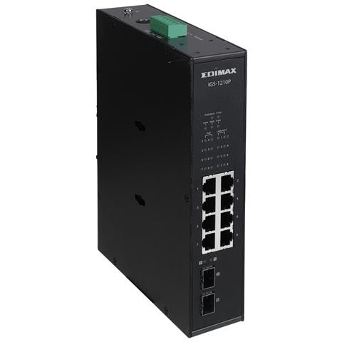 IGS-1210P switch di rete Non gestito Gigabit Ethernet (10/100/1000) Supporto Power over Ethernet (PoE) Nero - Foto 1