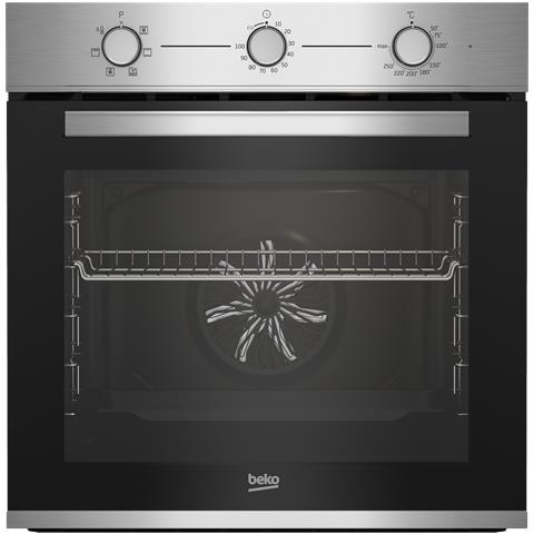 BEKO Forno Elettrico da Incasso b100 BBIE12100X Capacità 72 L Multifunzione Ventilato Potenza 2400 W Colore Inox