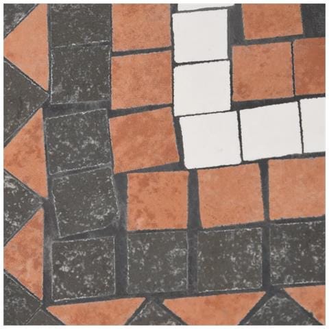 Base per Ombrellone Terracotta e Bianco Quadrata 12 kg - Foto 2