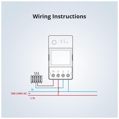 Powr316 Smart Contact Power Meter 16a Wifi Con Misura Consumo Digitale Lcd E Protezione Da Sovraccarico - A Certified - Foto 12