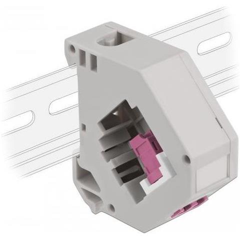 Keystone Jack-din-adapter Fr Schienenmontage - Lc Duplex - Violett (87195) - Foto 1