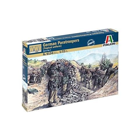 Italeri 6134s 1:72 Paracadutisti Tedeschi (uniforme Tropicale) - Foto 1