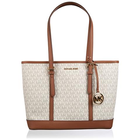 Borsa Donna Michael Kors 35s0gtvt1v-vanilla Bianco 35 X 25 X 13 Cm - Foto 1