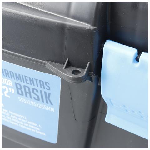 Cassetta Degli Attrezzi Ferrestock 22' 55,5 X 29,5 X 26,5 Cm - Foto 2