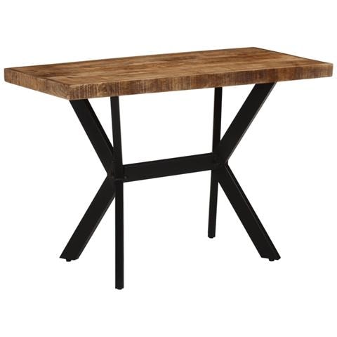 Tavolo Da Pranzo 110x55x75 Cm In Legno Massello Di Mango - Foto 1