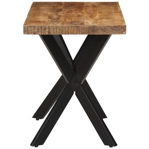 Tavolo Da Pranzo 110x55x75 Cm In Legno Massello Di Mango - Foto 3
