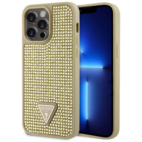 Cover Per Iphone 15 Pro Triangle Diamond, Oro - Foto 2