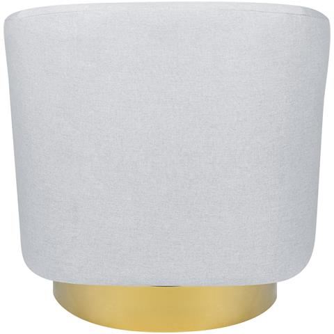 Poltrona Grigio Chiaro E Oro Lavik - Foto 2