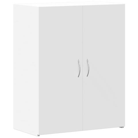 Schedario Bianco 60x32x77,5 Cm In Legno Multistrato - Foto 2