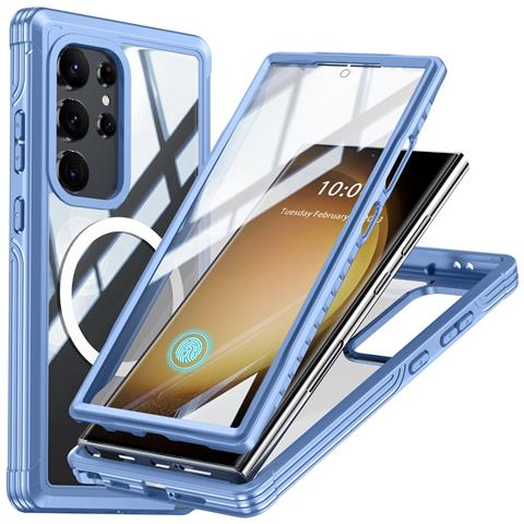 Custodia Magnetica Per Cellulare Samsung A55 Blue - Foto 1