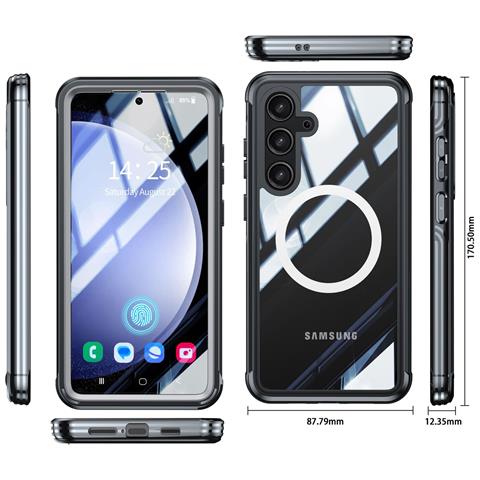 Custodia Magnetica Per Cellulare Samsung A55 Blue - Foto 2