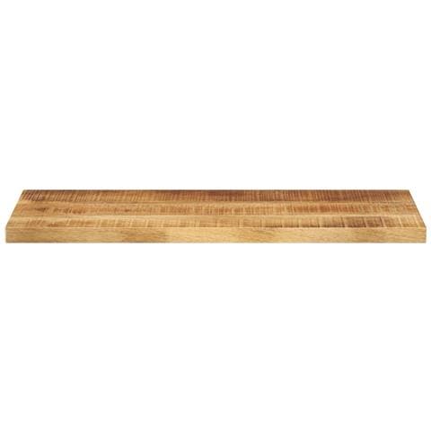 Piano Per Tavolo 70x20x3,8cm Rettangolare Legno Di Mango Grezzo - Foto 3