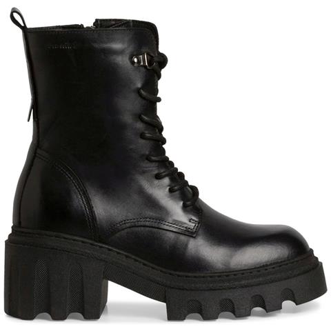 Black Casual Closed Booties Stivaletti Pelle Scarpe Donna Nero Eu 36, 1-25283-41 003 - Foto 2