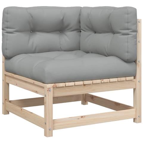 Set Divani da Giardino 8 pz con Cuscini Legno Massello di Pino - Foto 10