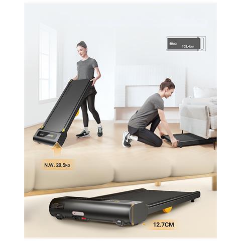 SpaceWalk Lite black tapis roulant 400 x 1024 mm 6 km /h - Foto 9