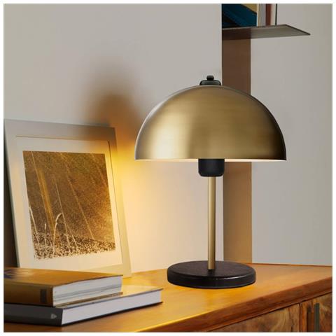 Paule Lampada Da Tavolo A Fungo Gialla 38 Cm - Foto 1