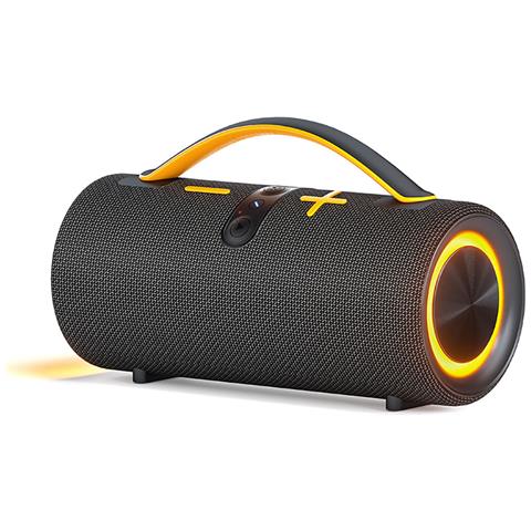 Altoparlante Bluetooth Portatile Impermeabile Con Bassi Potenziati Orange - Foto 1