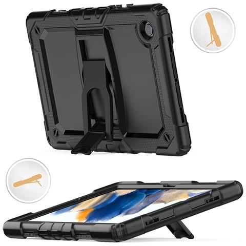 Custodia Per Samsung Galaxy Tab A8 10.5"" Con Supporto E Tracolla Nera - Foto 4