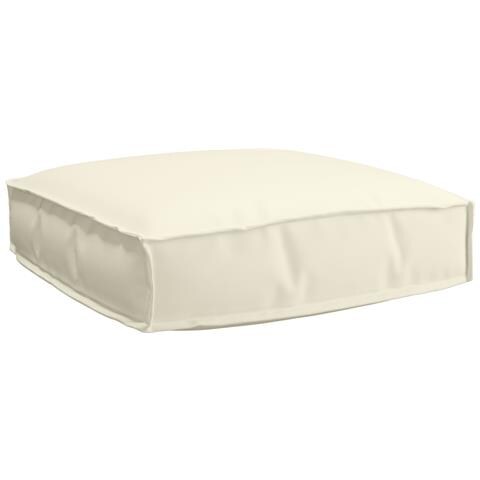 Cuscino per seduta pallet Crema 60 x 60 x 12 cm Tessuto Oxford - Foto 1