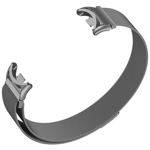 Cinturino In Metallo Compatibile Con Xiaomi Band 8/9/10 - Design Magnetico A Molla Grey - Foto 3